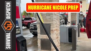 Hurricane Nicole is brewing & we're prepping for the SHTF!