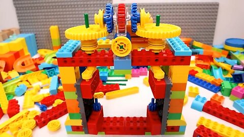 Satisfying Building Blocks Science ASMR Windmill and The Gate