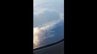 Massive Sydney bush fire filmed from plane