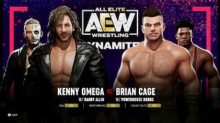 AEW Fight Forever Kenny Omega Road to Elite Part 11 Kenny Omega vs Brian Cage for the FTW Title