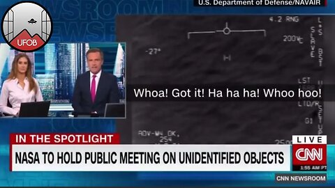 2023 CNN: On the NASA conference about UFOs today.