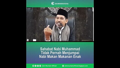 Makanan Nabi Sederhana Tapi Ibadahnya Luar Biasa - Ustadz Zein Muchsin