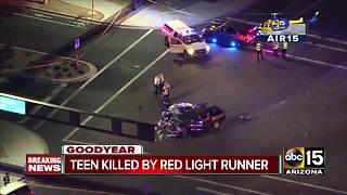 13-year-old killed in Goodyear crash, several others taken to the hospital