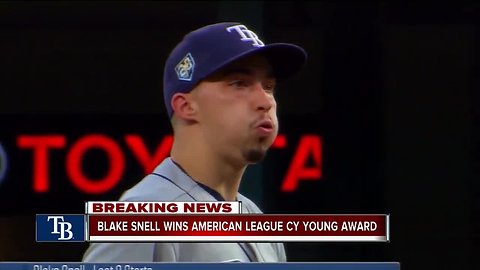 Rays pitcher Blake Snell wins AL Cy Young award for league's best pitcher