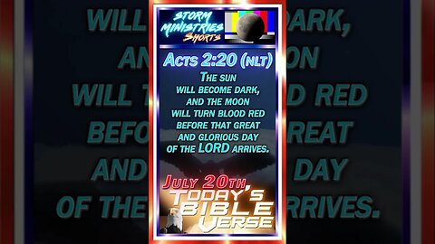 JUL 20, 2023 | The Moon and the End Times - Recognizing National Moon Day with Acts 2:20