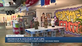 Bedrock's holiday pop-ups