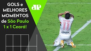 SÃO PAULO 1 X 1 CEARÁ | GOLS e MELHORES MOMENTOS | 10/02/2021