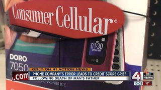 Cell phone company’s mistake leads to man's credit score grief