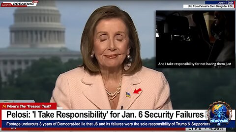 Pelosi: 'I Take Responsibility' for Jan 6th Security Failures (Blames Trump On MSNBC Minutes Later)