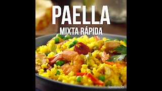Quick mixed paella