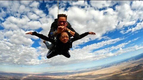 Sky Diving dangerous Sports. Life and Death game