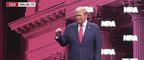 President Donald Trump Speech at NRA Meeting in Dallas, Texas 5/18/24