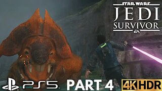 STAR WARS Jedi: Survivor Gameplay Walkthrough Part 4 | PS5 | 4K (No Commentary Gaming)