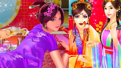 Chinese dress and makeup game||games for girl makeup and dressup||Android gameplay