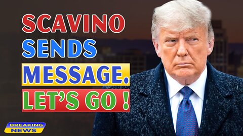 x22 Report Today - Scavino Sends Message, Let's Go !