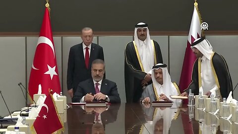 Türkiye and Qatar signed a bilateral agreement to mark the 50th anniversary of diplomatic relations