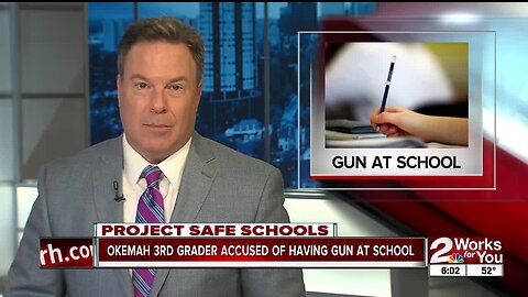Okemah third-grader accused of having gun at school