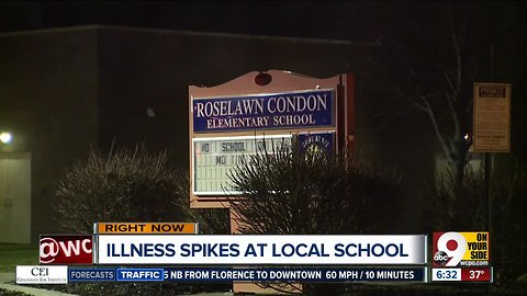 Over 100 students call in sick at Roselawn Condon School