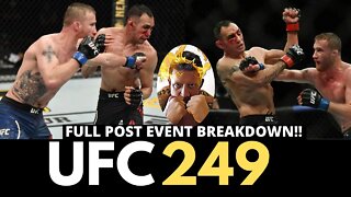 UFC 249 POST-EVENT FULL BREAKDOWN W/ JESSE ON FIRE