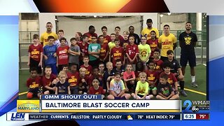 Good morning from the Baltimore Blast Soccer Camp!