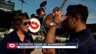 Summerfest goers celebrate Fourth of July