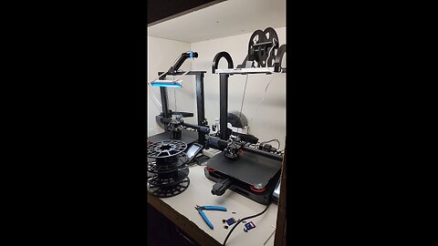 Creality Ender 3 S1 Plus x2 - 3d Printing Gun Parts with new set up