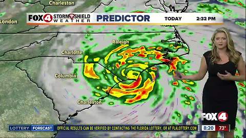Hurricane Florence update - 8am Friday