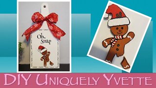 Crafts: Gingerbread Man Christmas Cutting Board | Woodworking