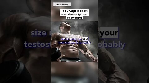 Top 9 ways to boost testosterone (proven by science) #testosteroneboost #testosteronebooster