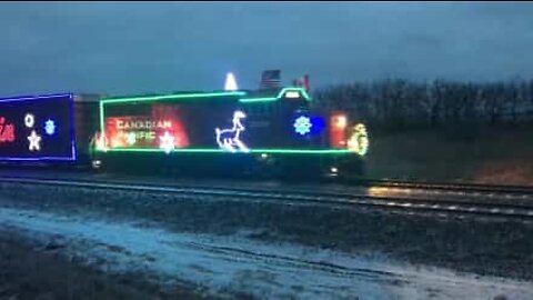 세상에서 가장 화려한 크리스마스 기차
