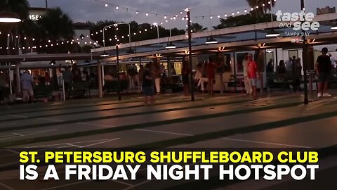 St. Petersburg Shuffleboard Club is a Friday Night Hotspot