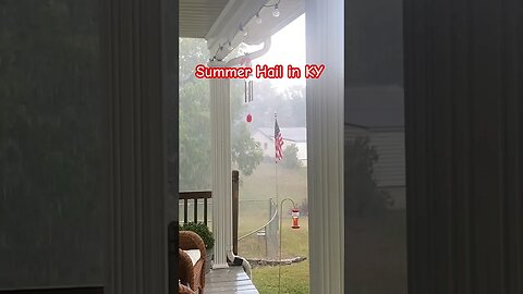 Unexpected Summer Hailstorm: Kentucky's Weather Surprise #hail #preppwrboss #shorts