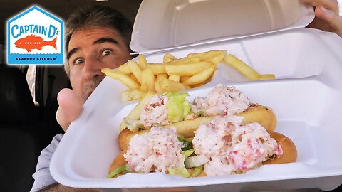 AHOY THAR!! Captain D's Lobster Rolls REVIEW 🐟😮