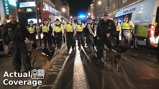 4:20 attendees and Met Police clash | OXFORD STREET | 20th April 2022