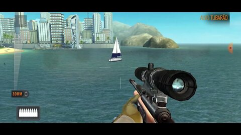 GUIGAMES - Sniper 3D Assassin - Baía Mallow - Missão 5 - Rápido como um Tubarão