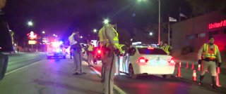 DUI checkpoint in the northwest valley