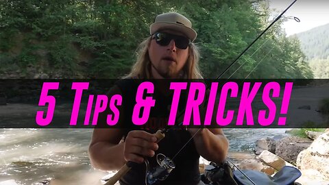 TOP 5 Tips For TROUT FISHING Creeks Or Streams. | CATCH MORE FISH!!