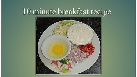 10 minute breakfast recipe | Easy and Quick Breakfast recipe|Must try this 🥰#breakfast#snacks#food