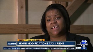 Home modifications tax credit