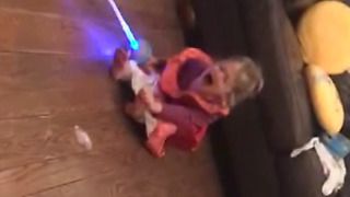 A Little Girl Gets Her Foot Run Over By A Power Wheels Car
