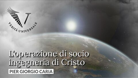 L’operazione di socio-ingegneria di Cristo - Pier Giorgio Caria