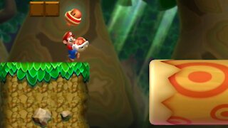 Soda Jungle-2 Bridge Over Poisoned Water (Secret Exit & Star Coins) New Super Mario Bros U Deluxe