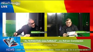 LIVE - TV NEWS BUZAU - "ALTERNATIVE CULTURALE", cu Adrian Constantin. "Mândru că sunt român?" - C…