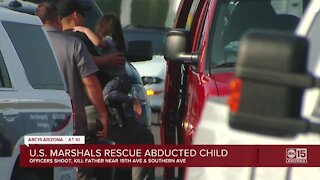 U.S. Marshals recover 2-year-old girl taken by father after officer-involved shooting