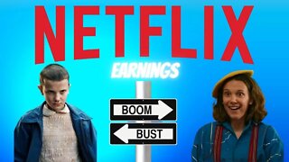 NETFLIX EARNINGS PREVIEW....BOOM OR BUST?!