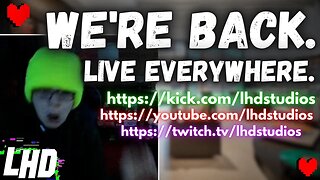 WE BACK!! - [ CHILLSTREAM ] (LIVE ON TWITCH, YOUTUBE & KICK + MORE)