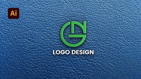GN logo design in illustrator for beginners | logo design in illustrator tutorial | team graphics
