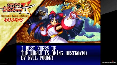 Samurai Shodown 2 - Arcade Mode/Story - Nakoruru