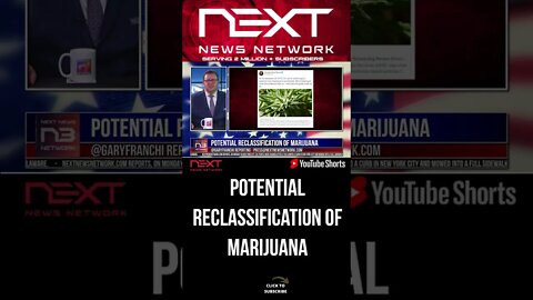 Potential Reclassification Of Marijuana #shorts