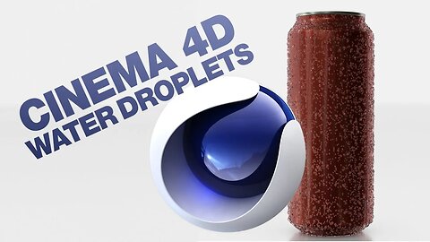 15 Cinema 4D basics. How to add water droplets of condensation to a beverage can.